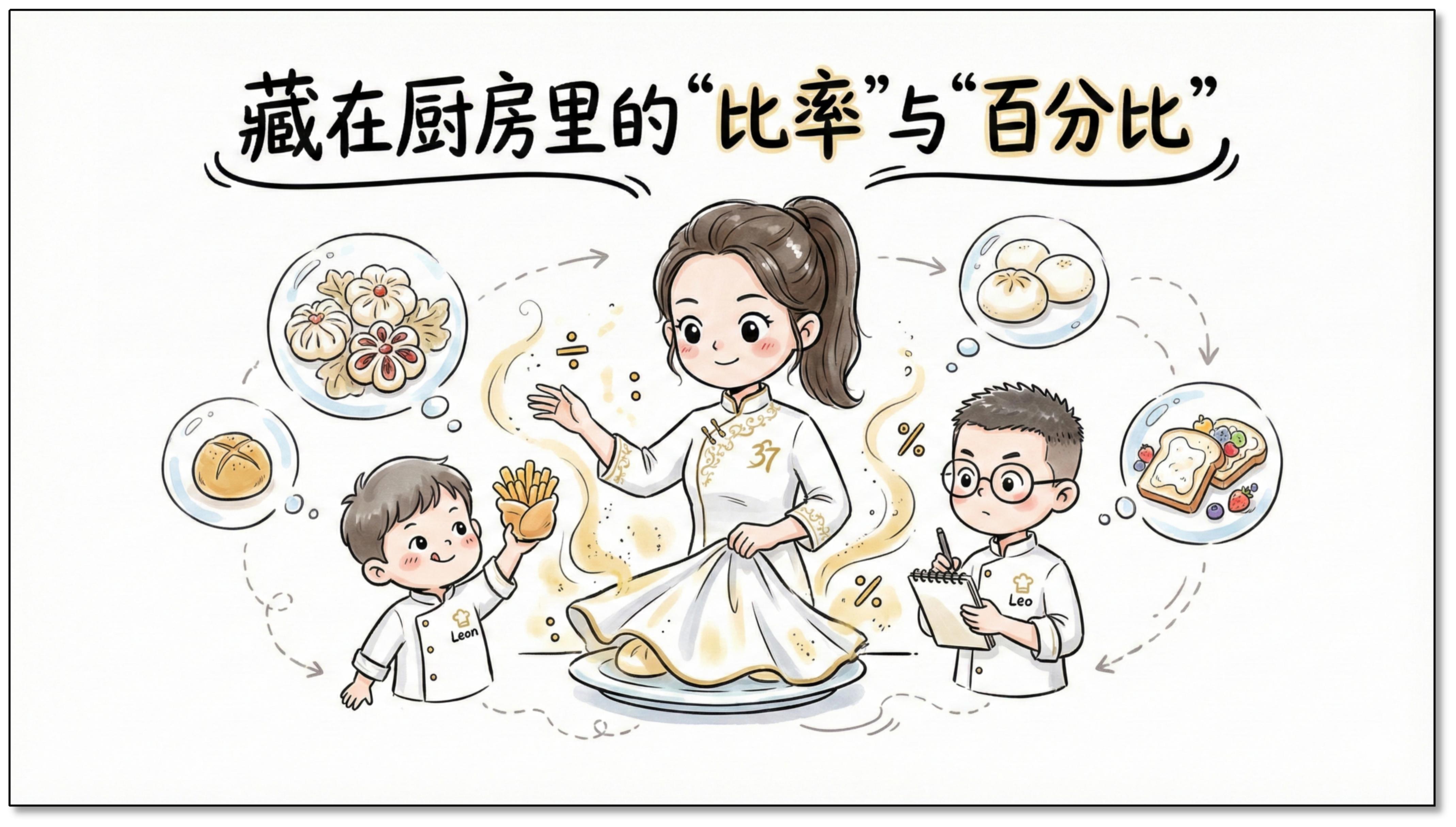 藏在厨房里的比率与百分比：花式馒头、餐包、吐司的制作